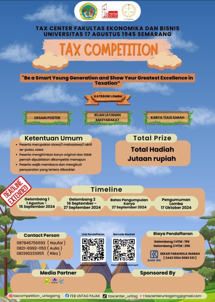 Tax Center Competition FEB Untag Semarang